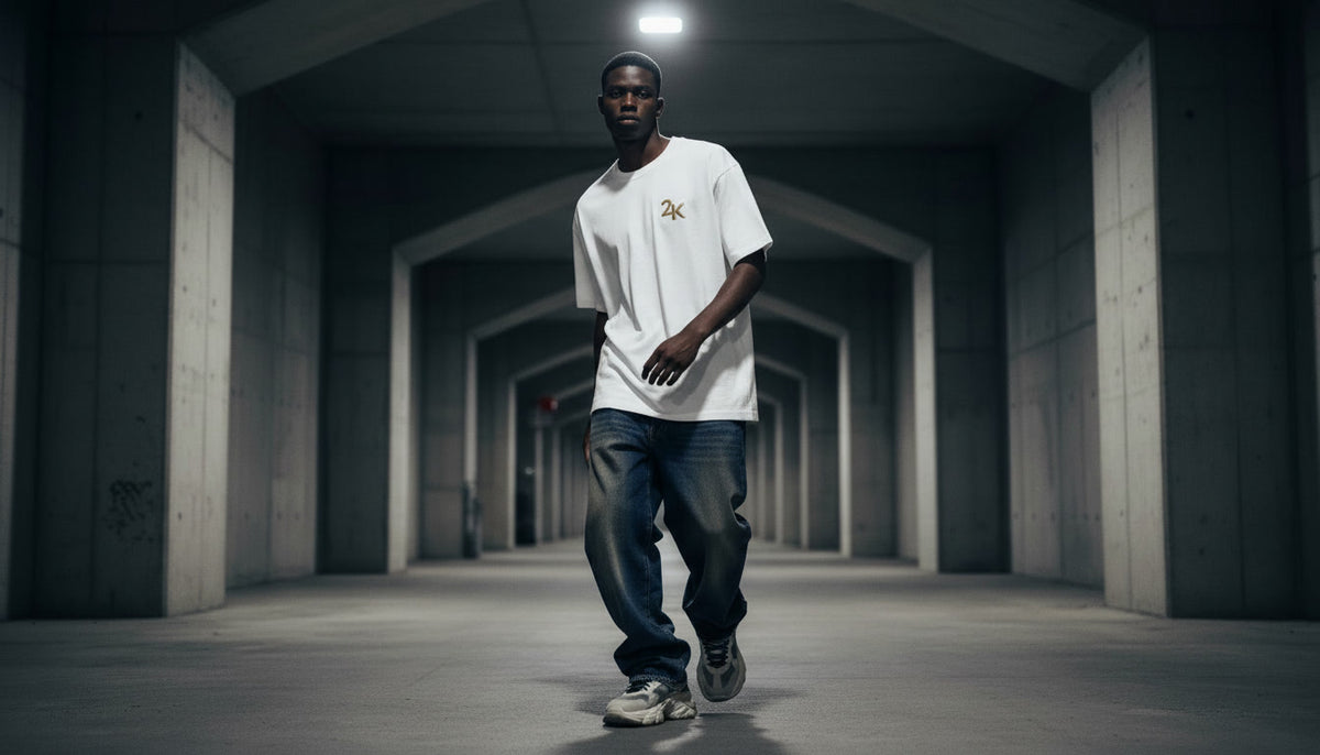 24k Oversized Tee (white)